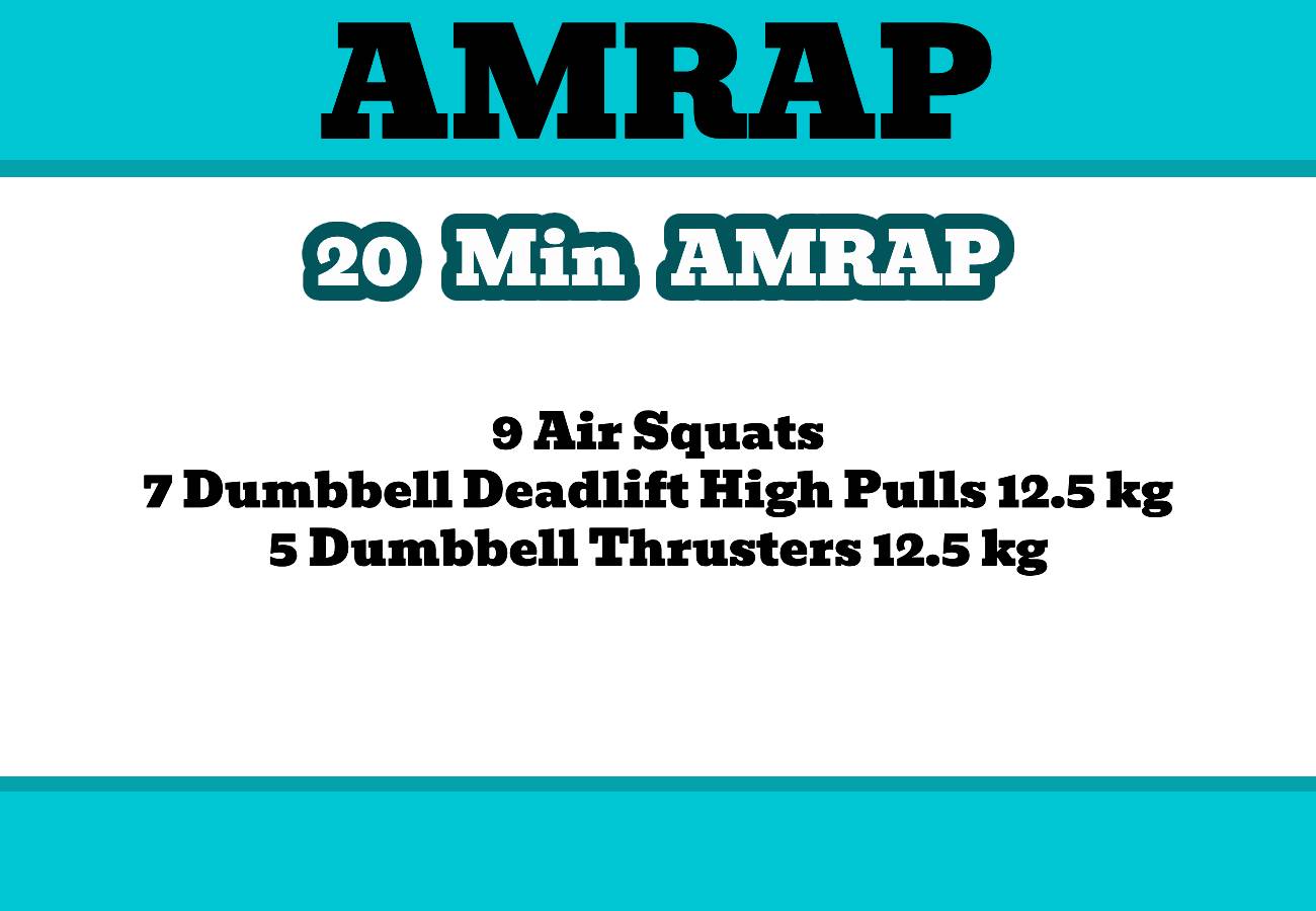 10/07/2023 – 20Min AMRAP – Charlie’s Dumbbell