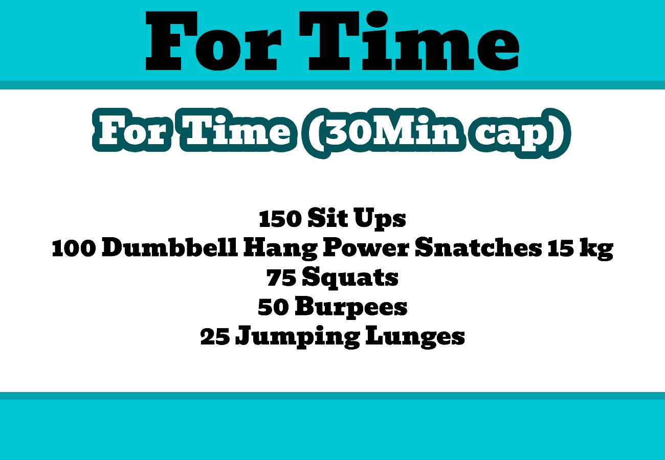 10/09/2023 – For Time WOD – Sit&Jump