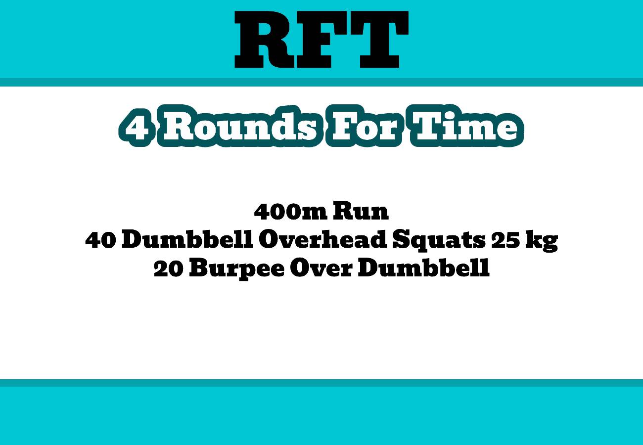 10/06/2023 – 4RFT WOD- OverHead Joy